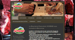 Desktop Screenshot of boucherieschwab.com